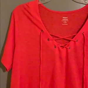 Never Worn Old Navy Lace Up Top